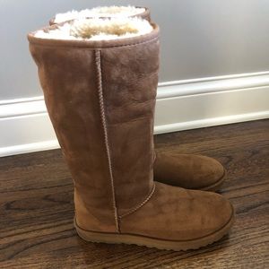 Ugg “Classic II” Shearling Lined Tall Boots